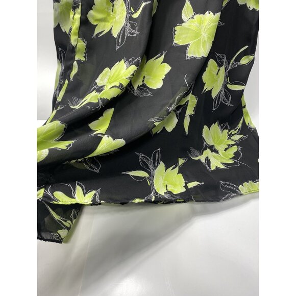 Black and Green Summer Skirt Leaf Nature Tanjay Plus Size 22w Women’s Skirt New - Picture 8 of 8